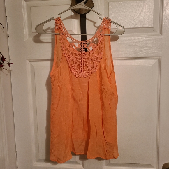Woman's Mismook Blouse, Orange, Small - Picture 1 of 4
